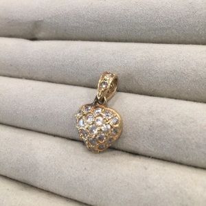 10K Gold Heart pendant with Diamonds